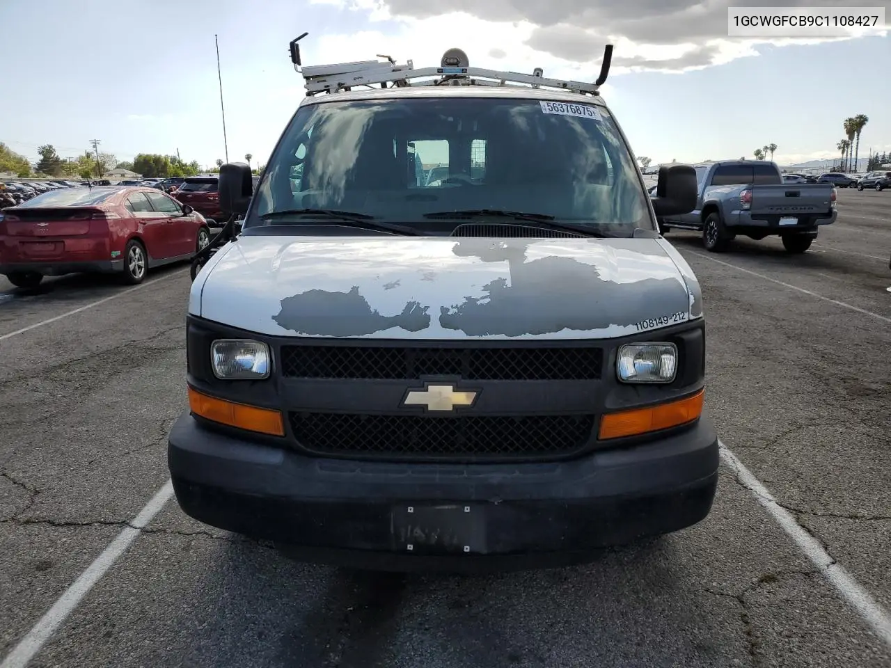 2012 Chevrolet Express G2500 VIN: 1GCWGFCB9C1108427 Lot: 56376875
