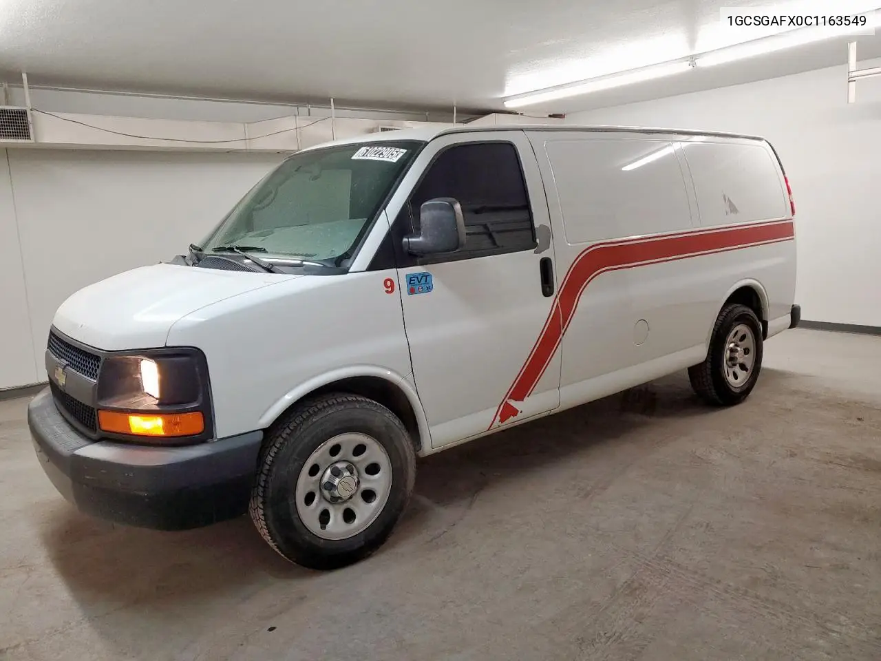 2012 Chevrolet Express G1500 VIN: 1GCSGAFX0C1163549 Lot: 61022905