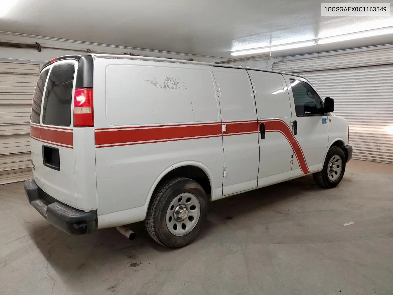 2012 Chevrolet Express G1500 VIN: 1GCSGAFX0C1163549 Lot: 61022905