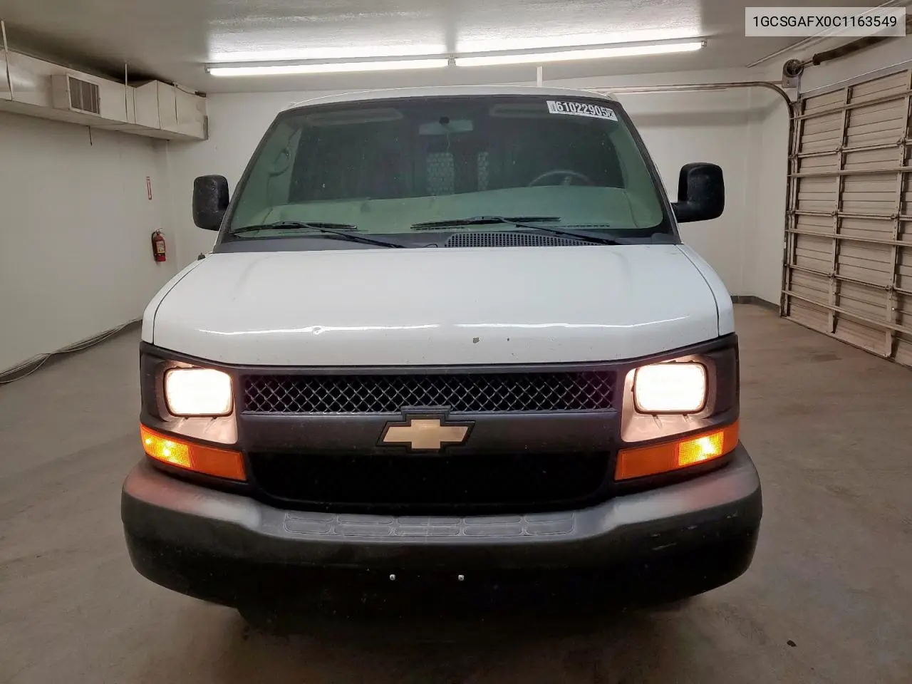 2012 Chevrolet Express G1500 VIN: 1GCSGAFX0C1163549 Lot: 61022905