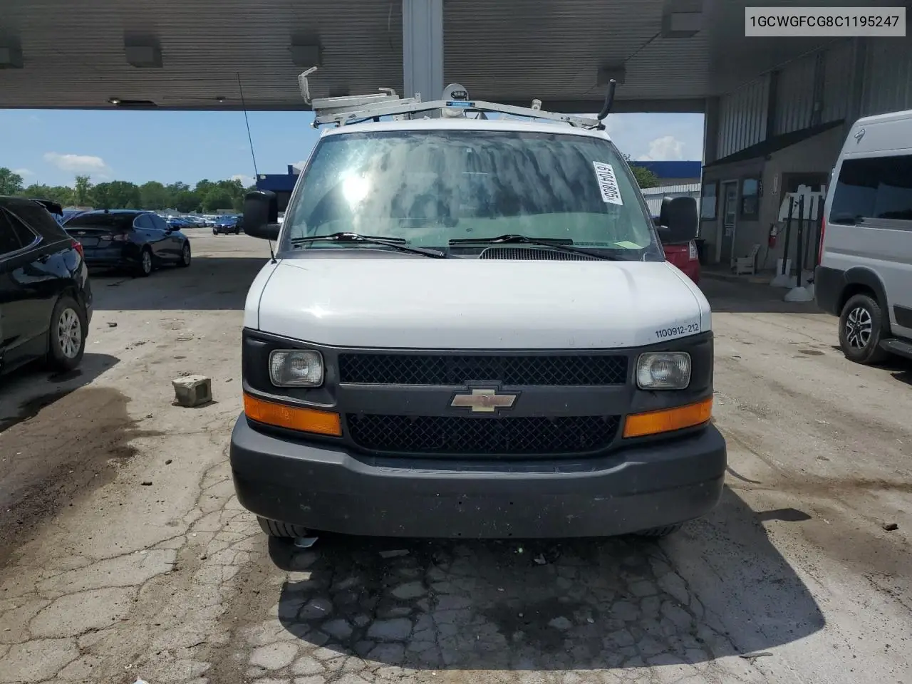 2012 Chevrolet Express G2500 VIN: 1GCWGFCG8C1195247 Lot: 61041805