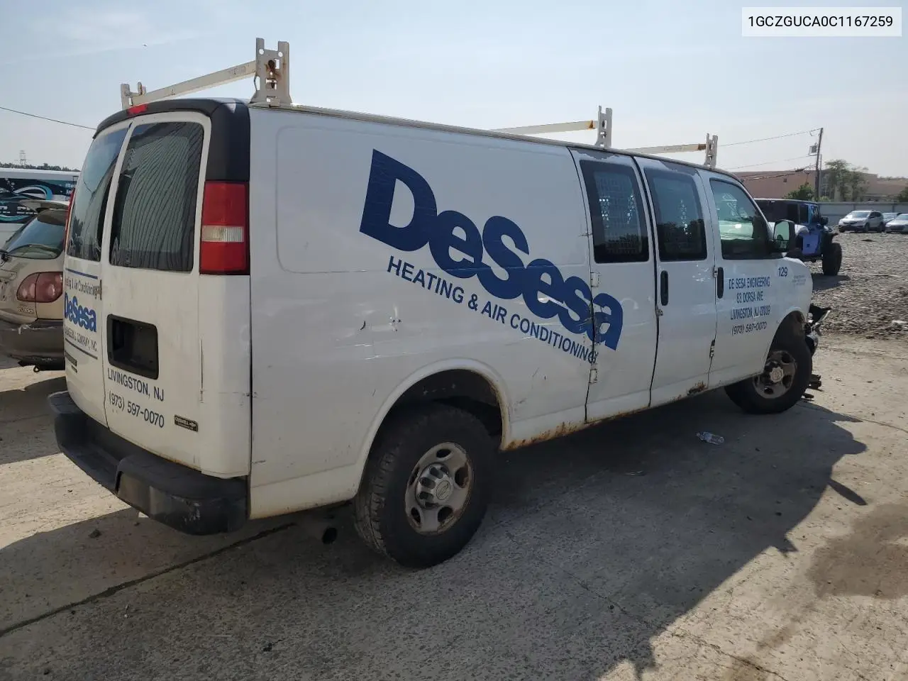 2012 Chevrolet Express G3500 VIN: 1GCZGUCA0C1167259 Lot: 61879755