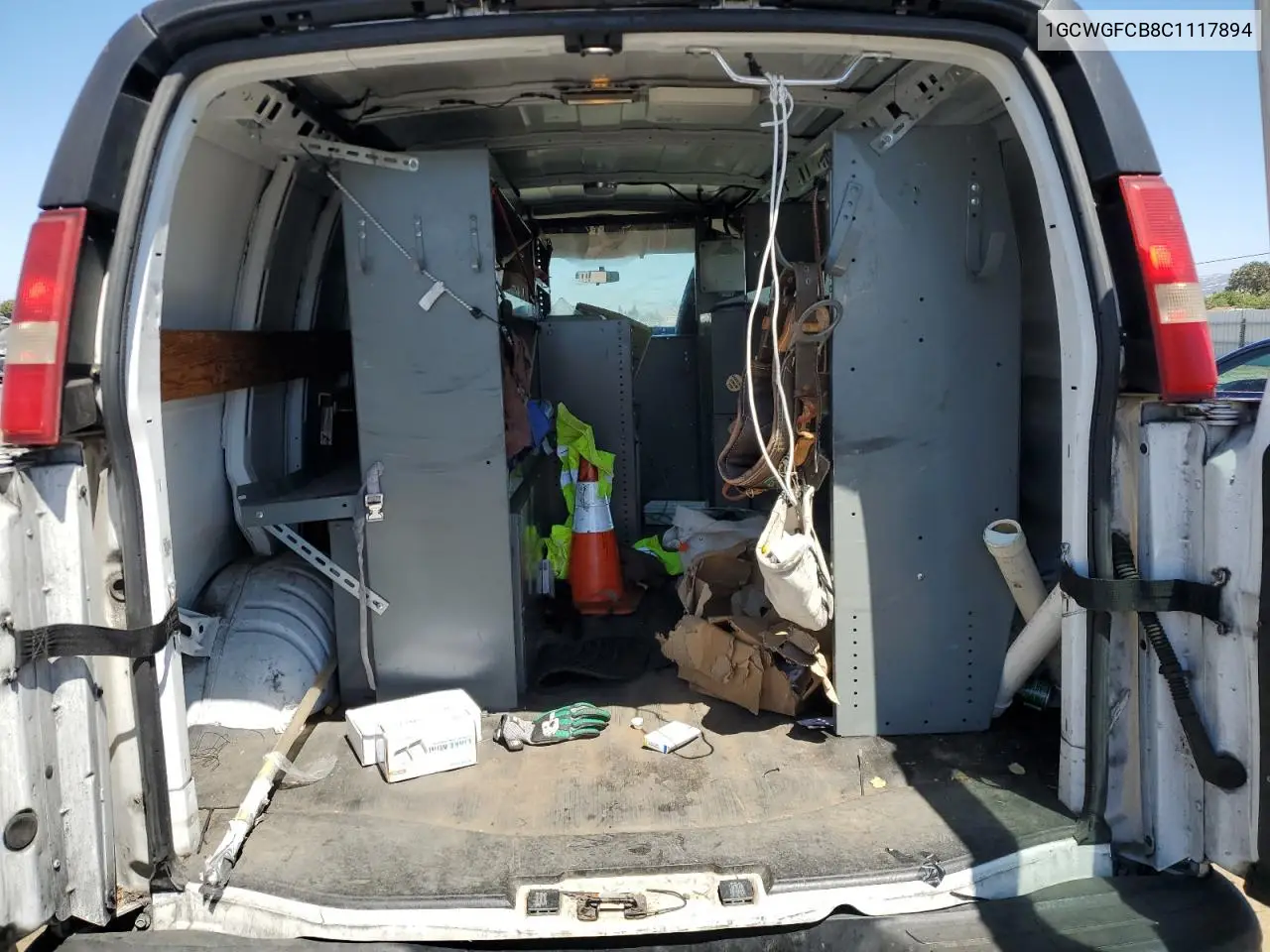 2012 Chevrolet Express G2500 VIN: 1GCWGFCB8C1117894 Lot: 63987254