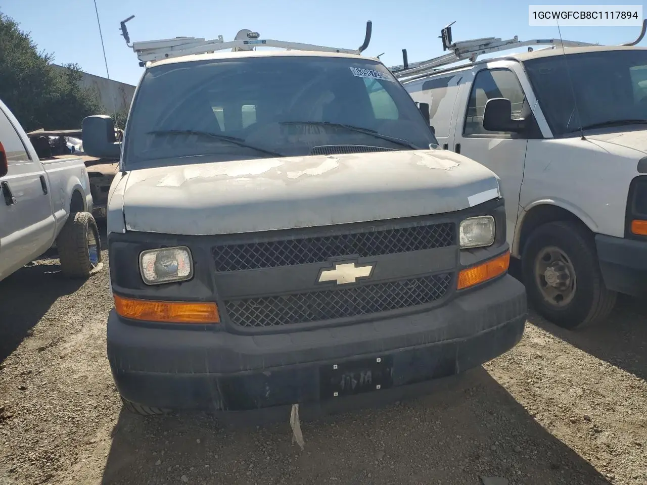 2012 Chevrolet Express G2500 VIN: 1GCWGFCB8C1117894 Lot: 63987254