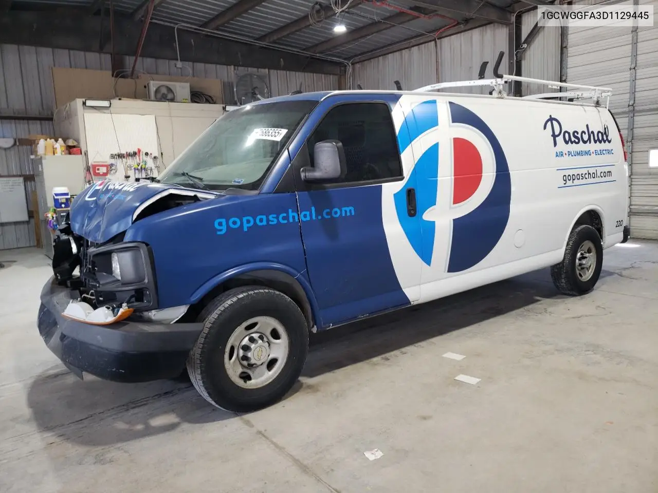 2013 Chevrolet Express G2500 VIN: 1GCWGGFA3D1129445 Lot: 52686355