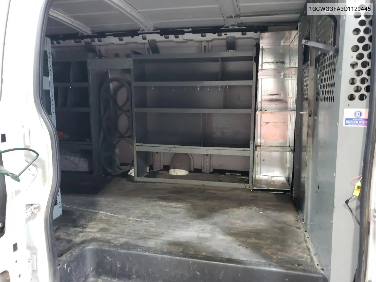 2013 Chevrolet Express G2500 VIN: 1GCWGGFA3D1129445 Lot: 52686355