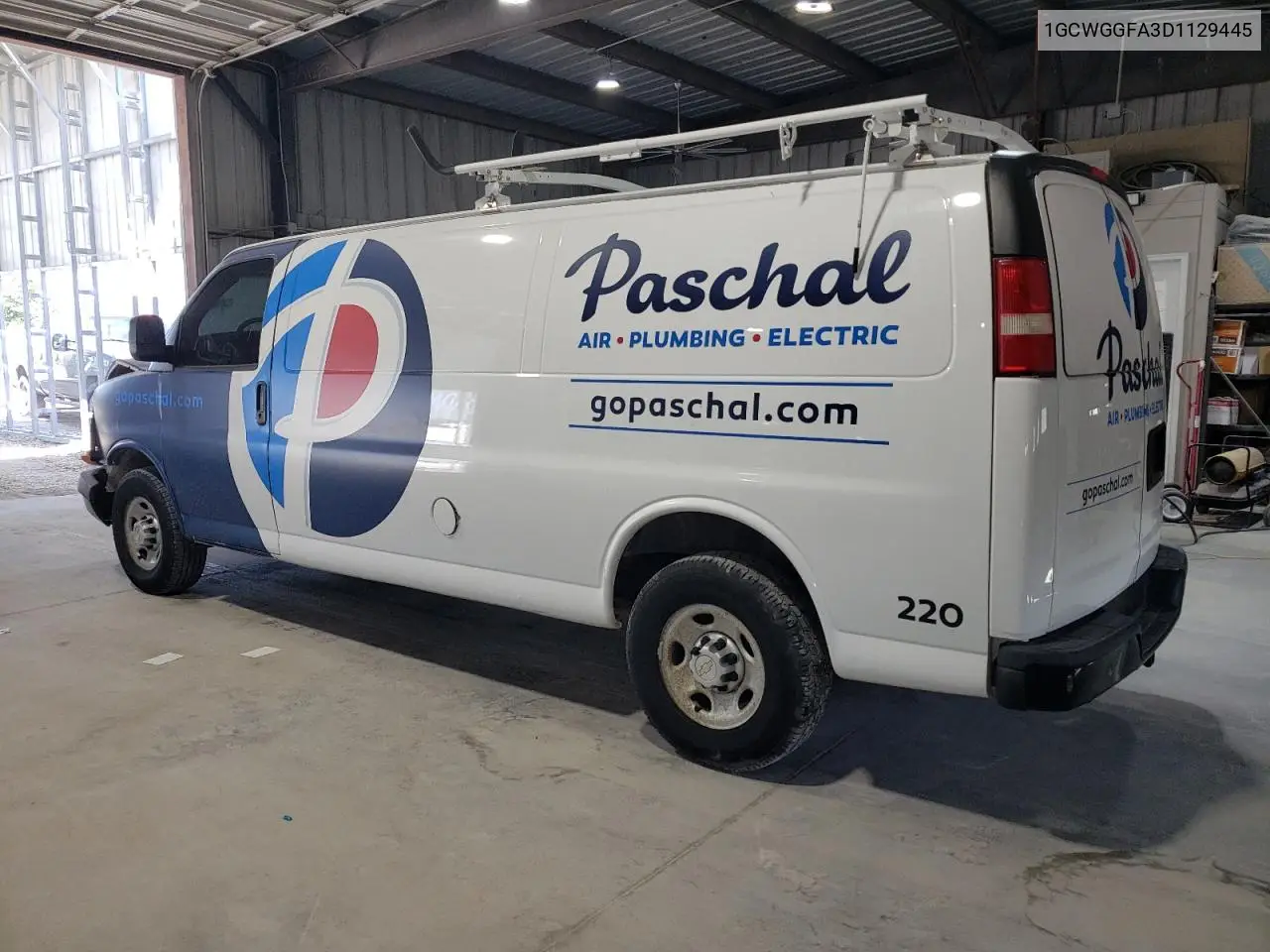 2013 Chevrolet Express G2500 VIN: 1GCWGGFA3D1129445 Lot: 52686355