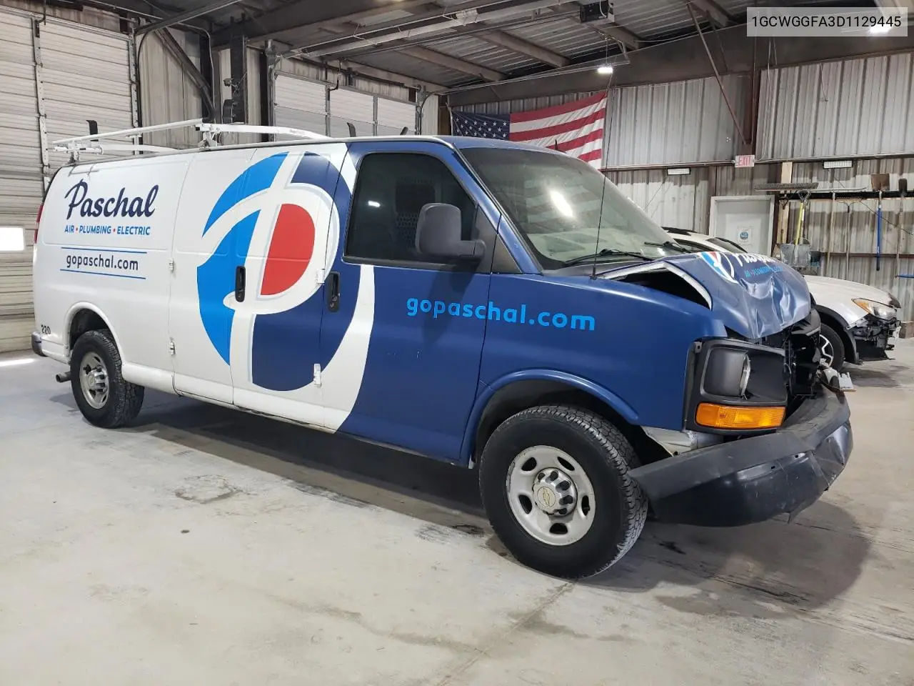 2013 Chevrolet Express G2500 VIN: 1GCWGGFA3D1129445 Lot: 52686355