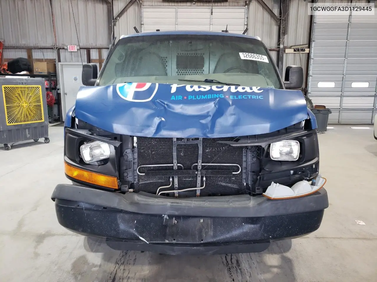 2013 Chevrolet Express G2500 VIN: 1GCWGGFA3D1129445 Lot: 52686355