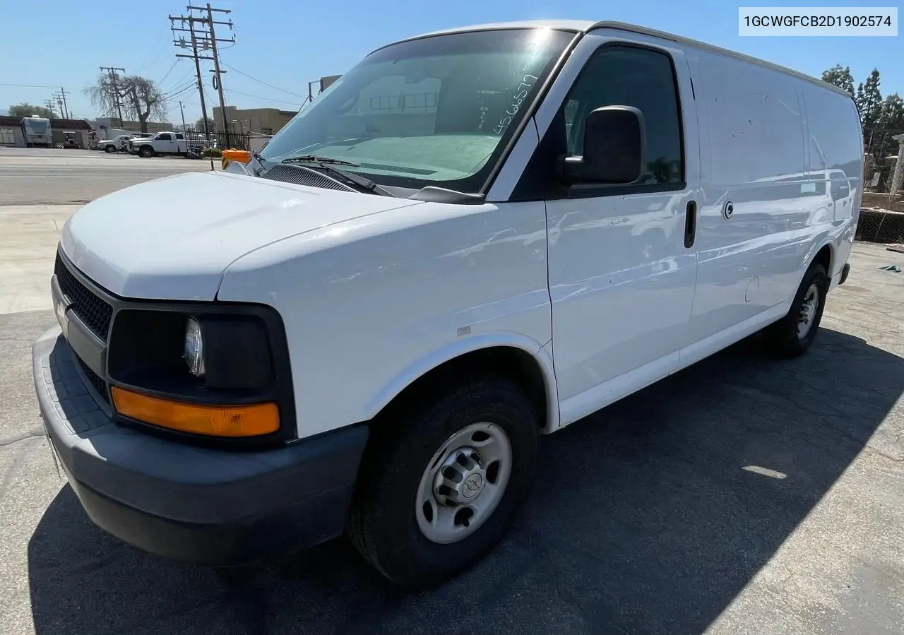 2013 Chevrolet Express G2500 VIN: 1GCWGFCB2D1902574 Lot: 52832825