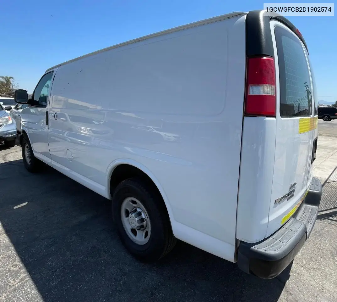 2013 Chevrolet Express G2500 VIN: 1GCWGFCB2D1902574 Lot: 52832825