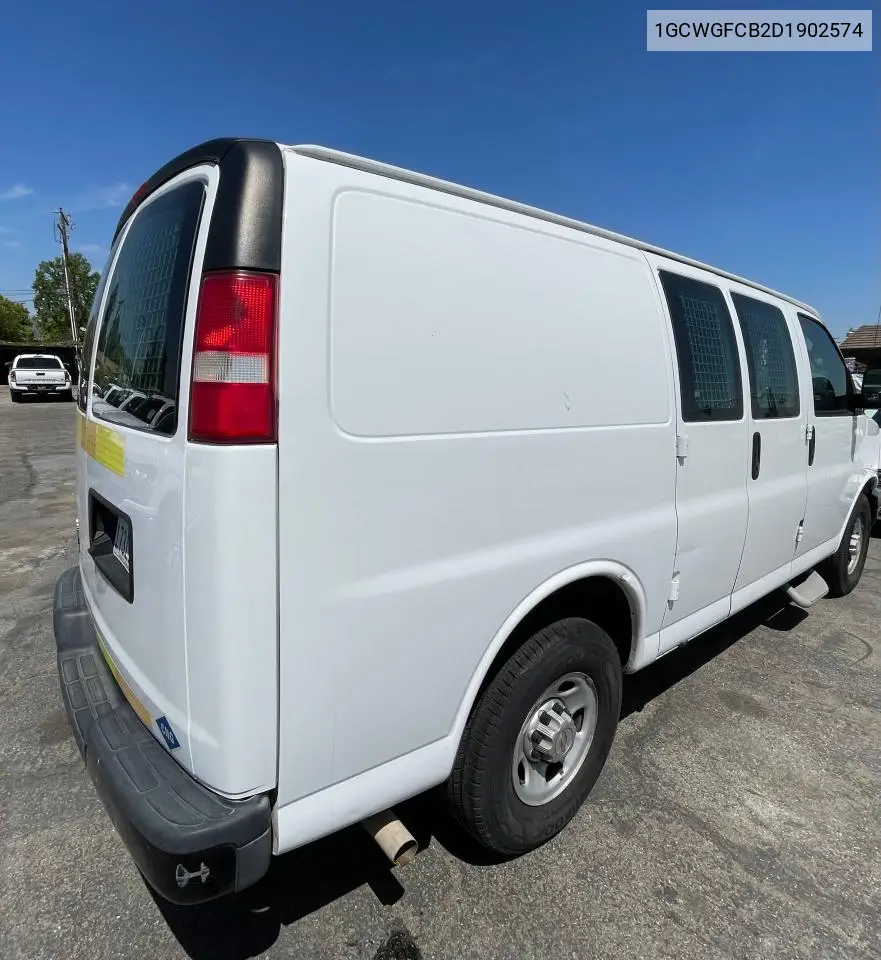 2013 Chevrolet Express G2500 VIN: 1GCWGFCB2D1902574 Lot: 52832825
