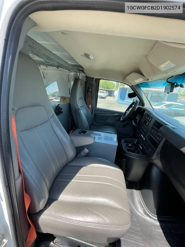 2013 Chevrolet Express G2500 VIN: 1GCWGFCB2D1902574 Lot: 52832825