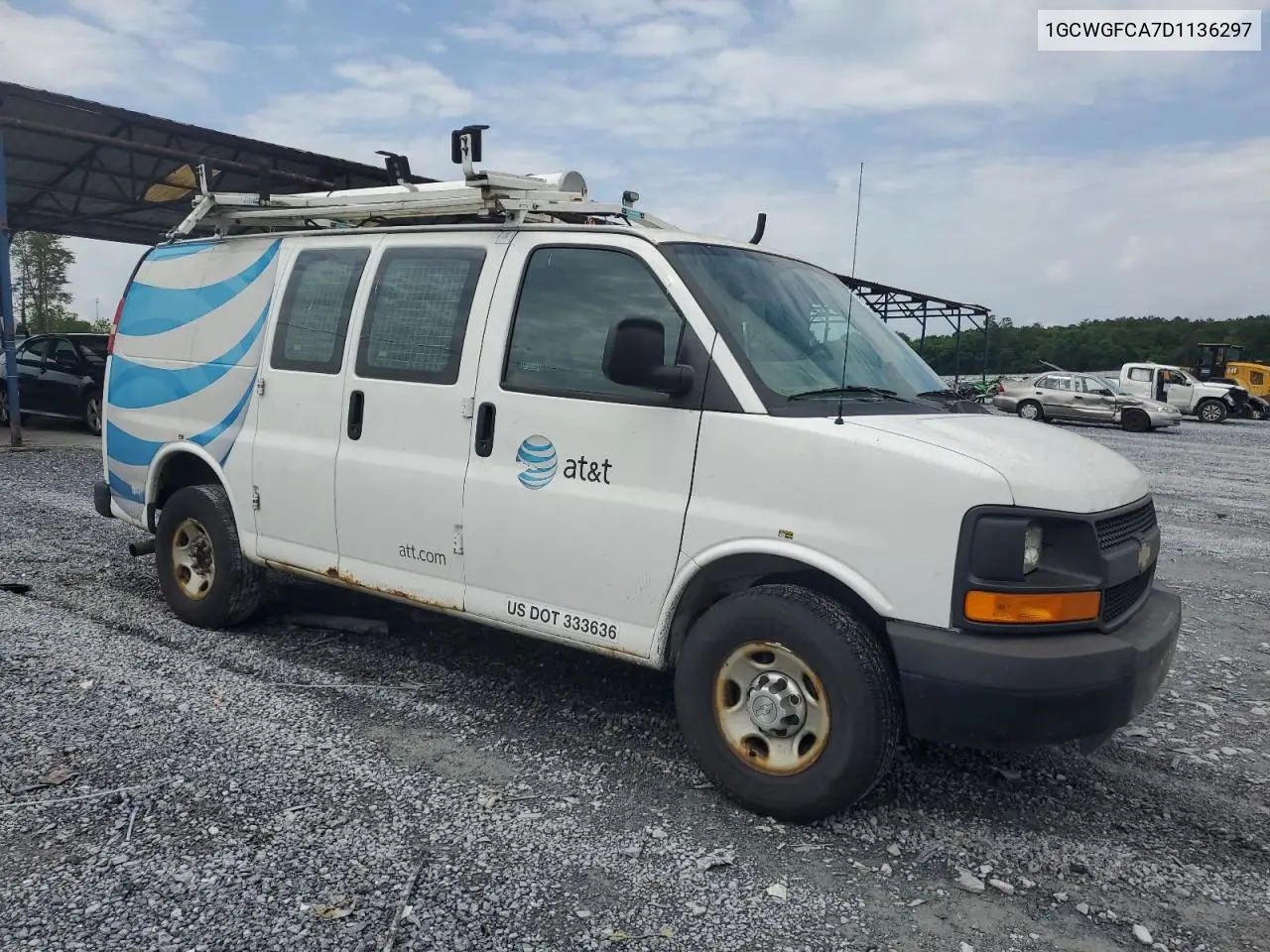 2013 Chevrolet Express G2500 VIN: 1GCWGFCA7D1136297 Lot: 56354505