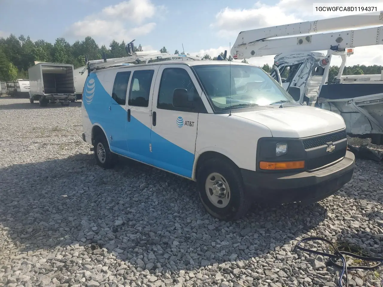 2013 Chevrolet Express G2500 VIN: 1GCWGFCA8D1194371 Lot: 56376935
