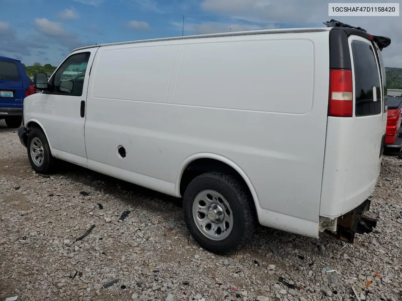 2013 Chevrolet Express G1500 VIN: 1GCSHAF47D1158420 Lot: 56862835