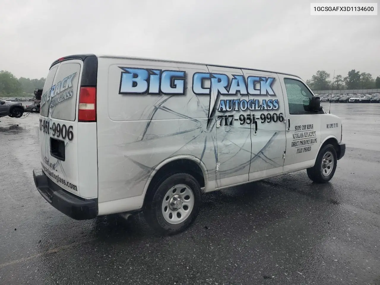 2013 Chevrolet Express G1500 VIN: 1GCSGAFX3D1134600 Lot: 56891455