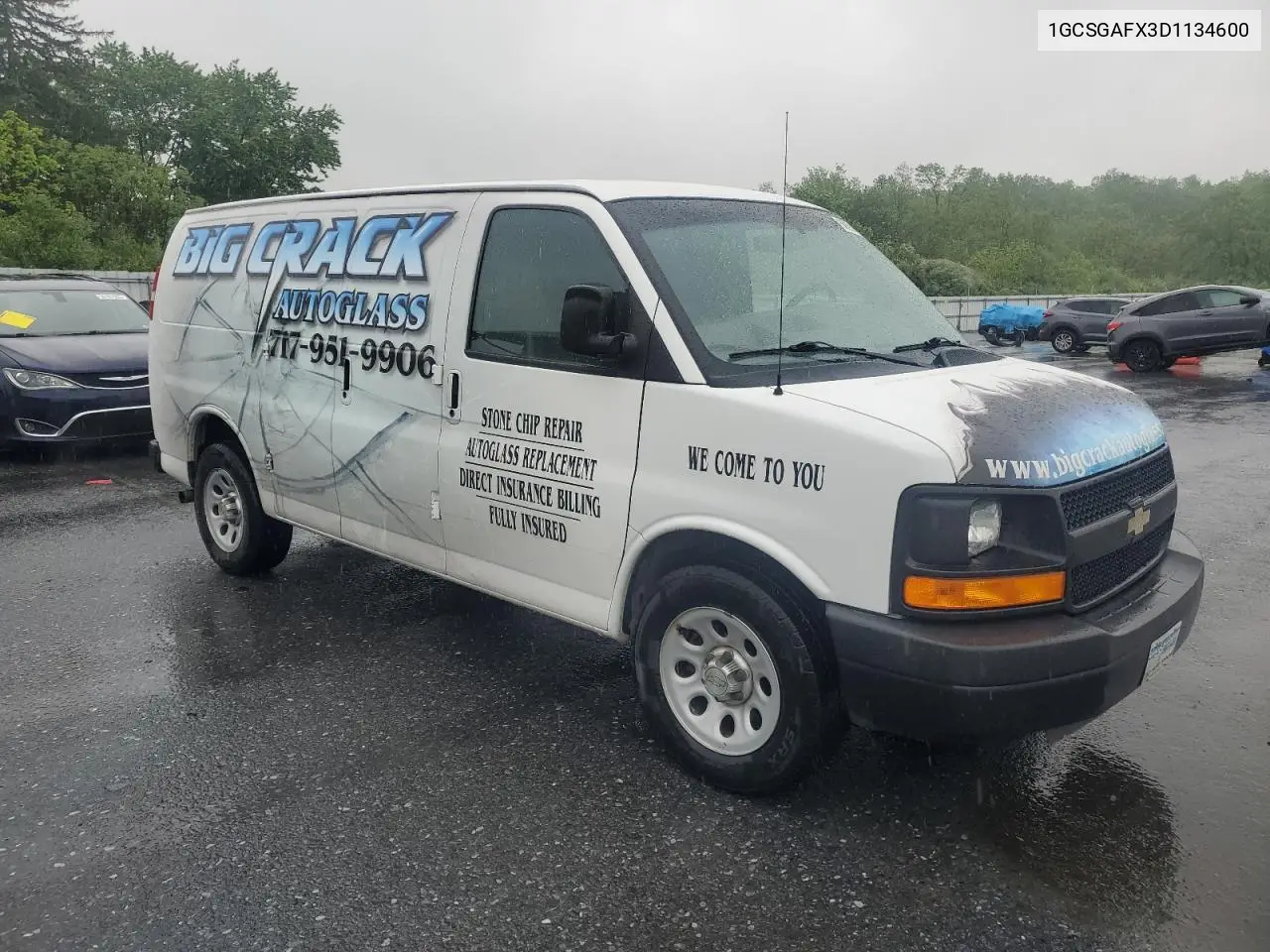 2013 Chevrolet Express G1500 VIN: 1GCSGAFX3D1134600 Lot: 56891455