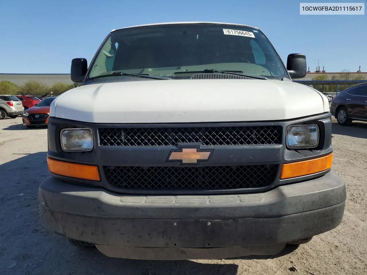 2013 Chevrolet Express G2500 VIN: 1GCWGFBA2D1115617 Lot: 61756645