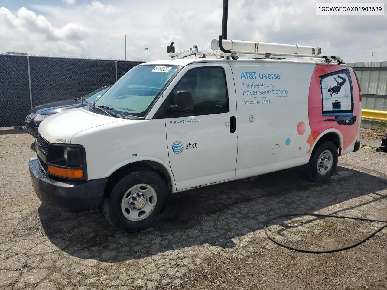 2013 Chevrolet Express G2500 VIN: 1GCWGFCAXD1903639 Lot: 62460305