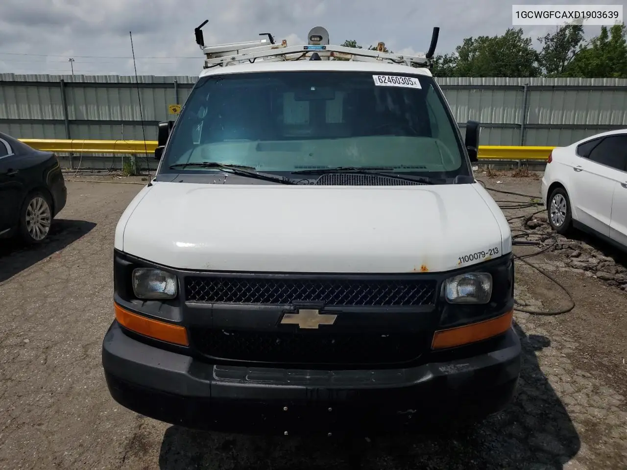 2013 Chevrolet Express G2500 VIN: 1GCWGFCAXD1903639 Lot: 62460305