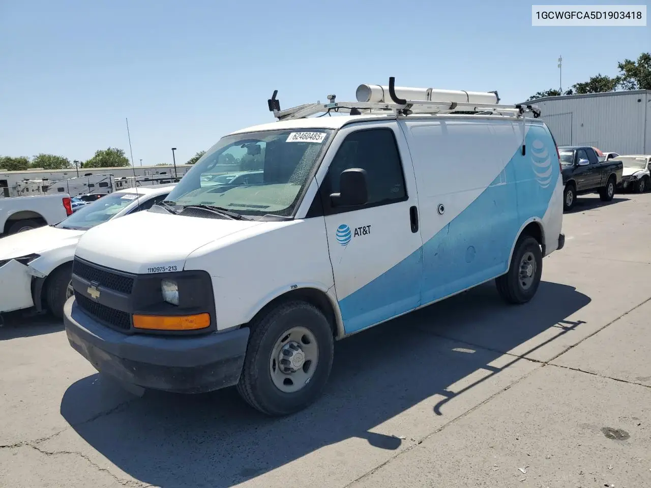 2013 Chevrolet Express G2500 VIN: 1GCWGFCA5D1903418 Lot: 62460485