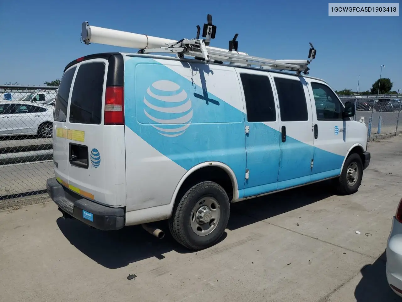 2013 Chevrolet Express G2500 VIN: 1GCWGFCA5D1903418 Lot: 62460485