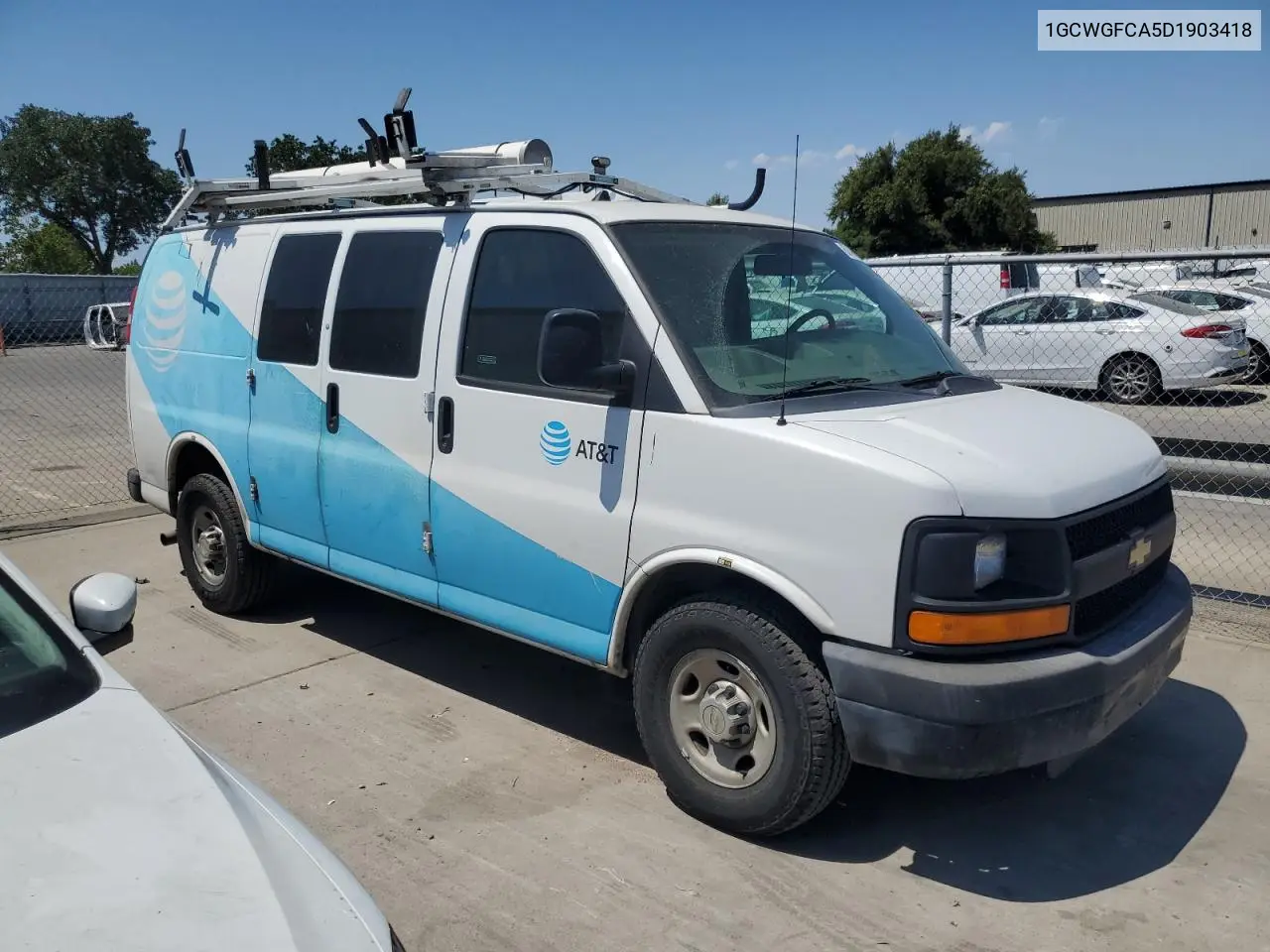 2013 Chevrolet Express G2500 VIN: 1GCWGFCA5D1903418 Lot: 62460485