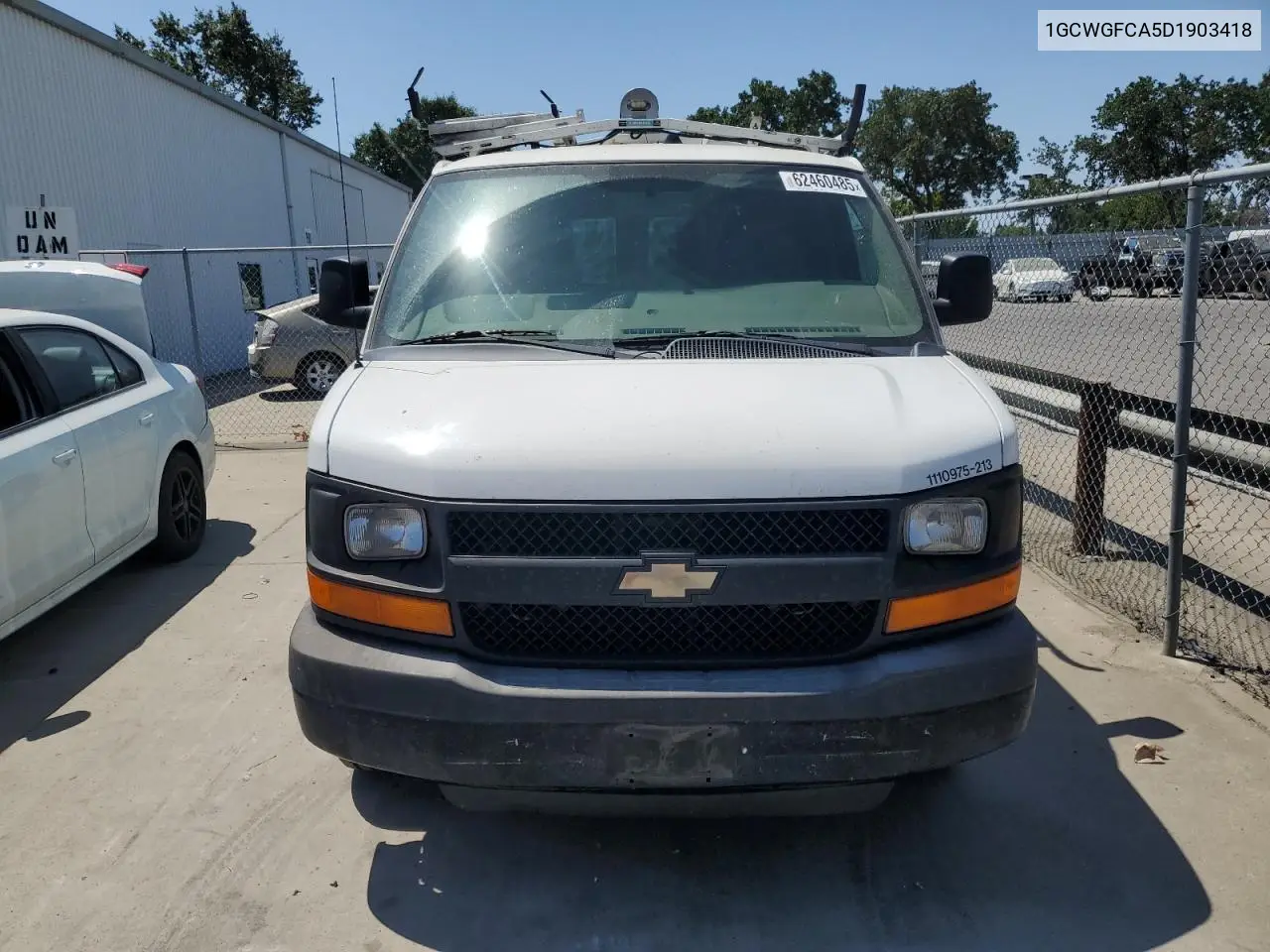 2013 Chevrolet Express G2500 VIN: 1GCWGFCA5D1903418 Lot: 62460485