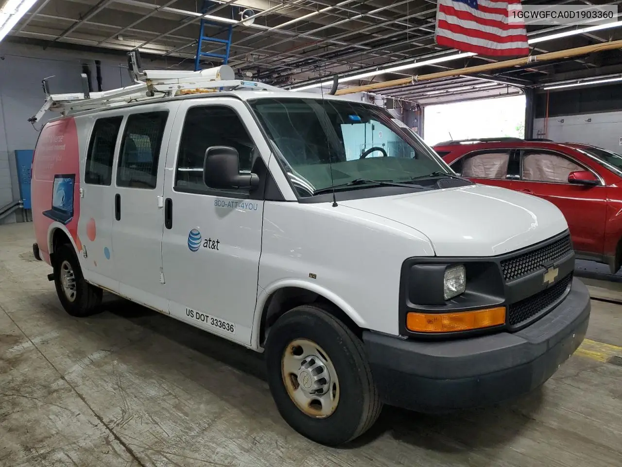2013 Chevrolet Express G2500 VIN: 1GCWGFCA0D1903360 Lot: 62721465