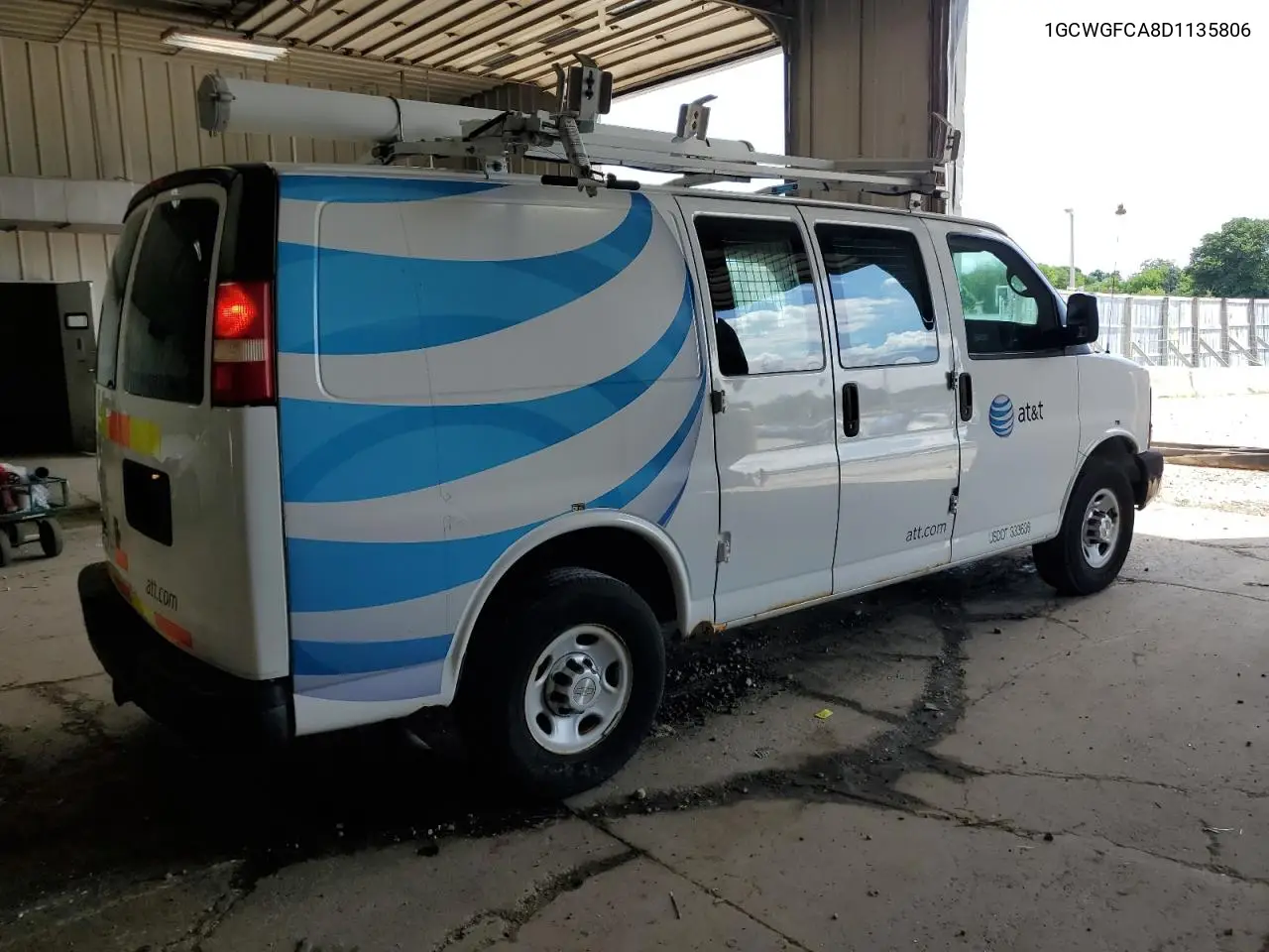 2013 Chevrolet Express G2500 VIN: 1GCWGFCA8D1135806 Lot: 62825265