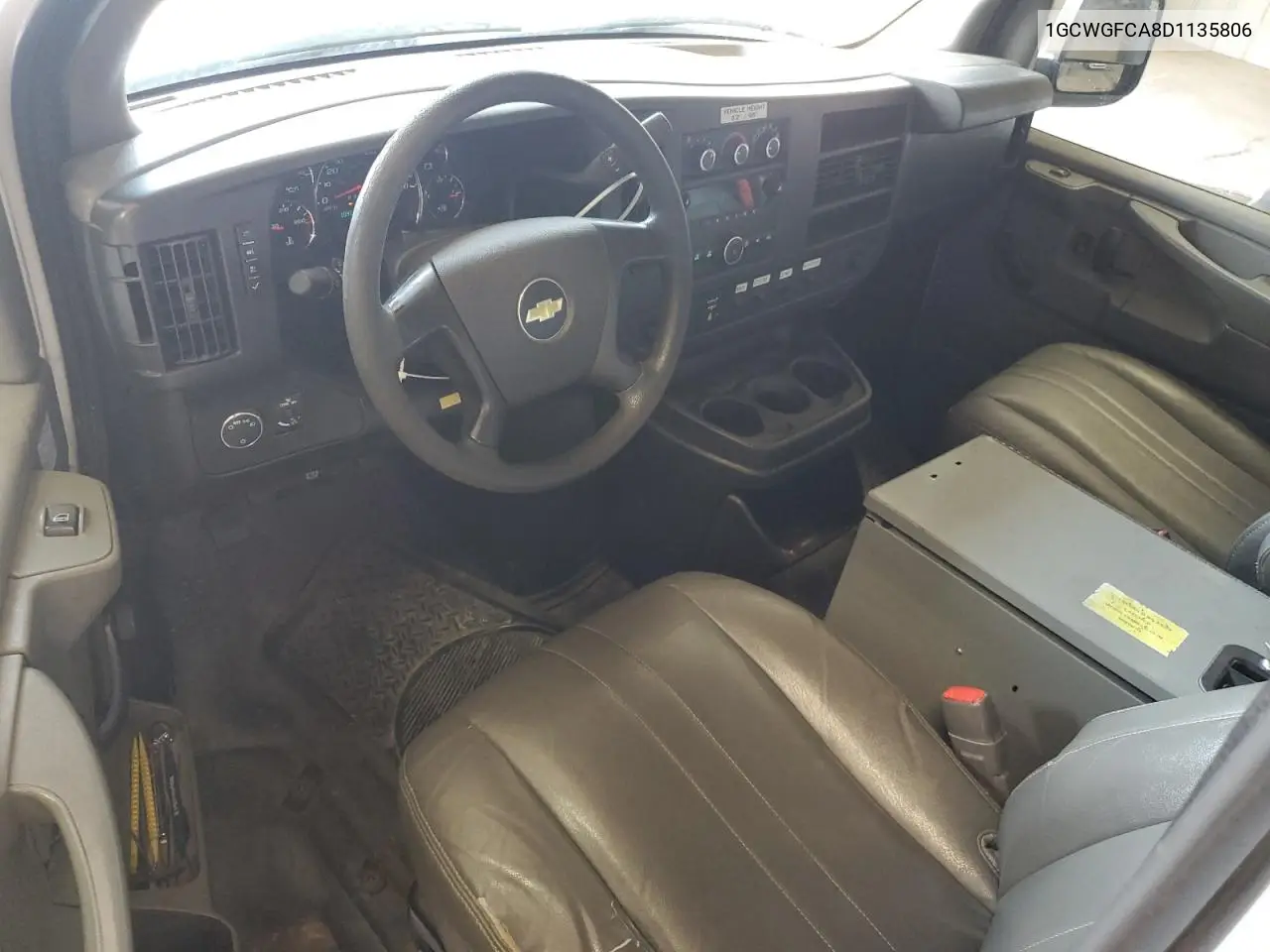 2013 Chevrolet Express G2500 VIN: 1GCWGFCA8D1135806 Lot: 62825265