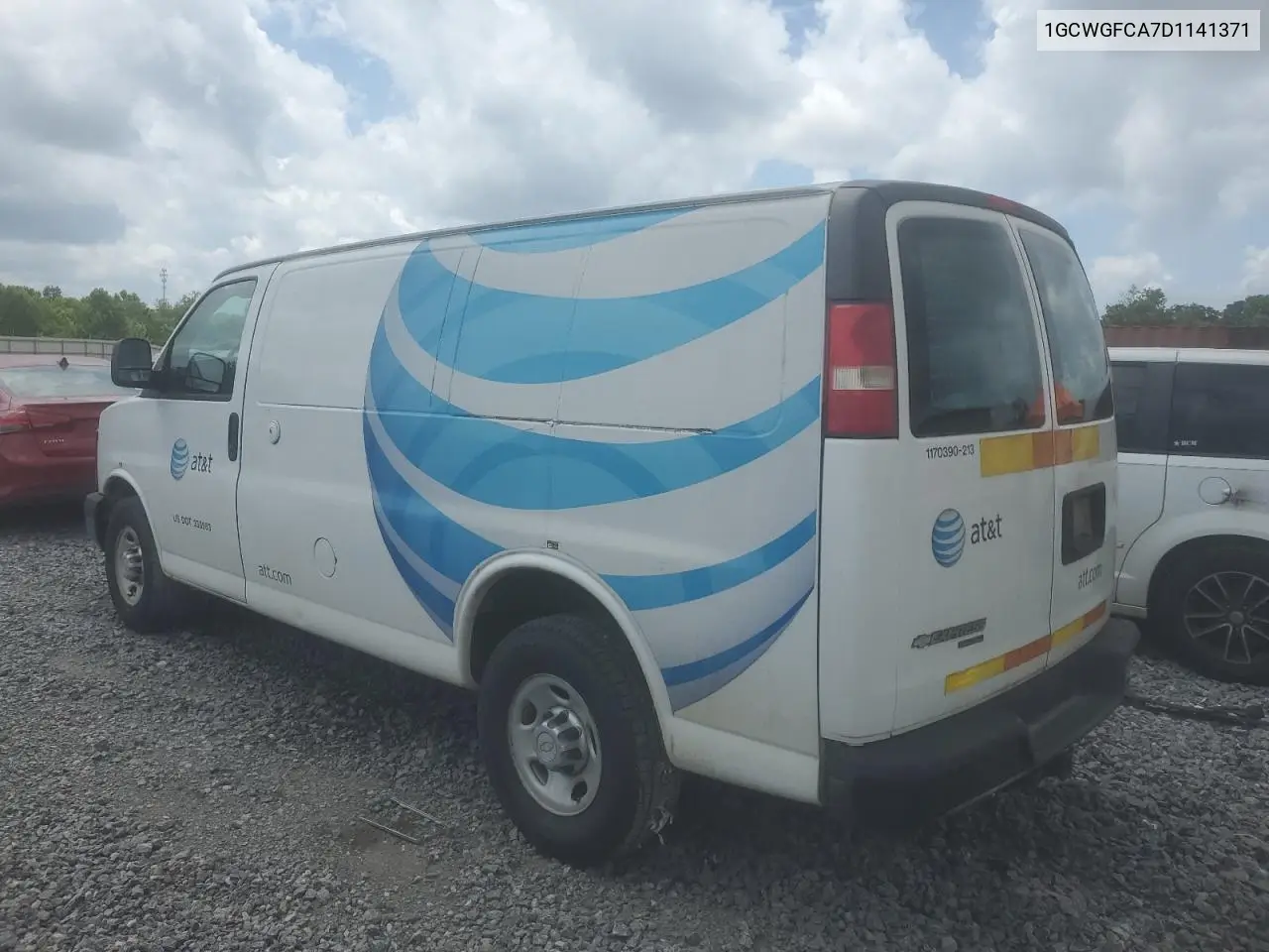 2013 Chevrolet Express G2500 VIN: 1GCWGFCA7D1141371 Lot: 62828335