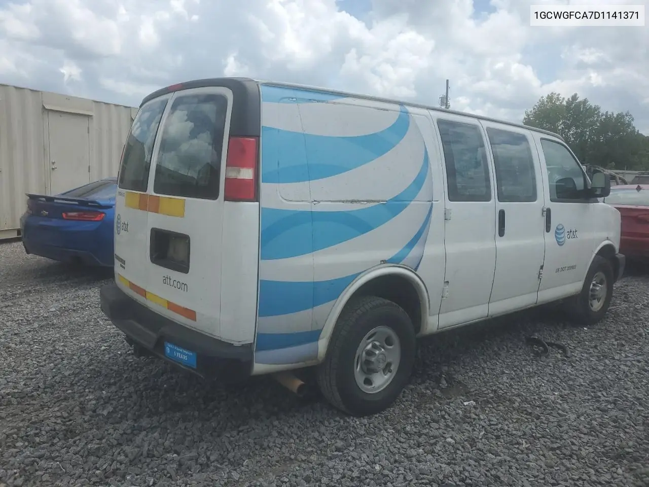 2013 Chevrolet Express G2500 VIN: 1GCWGFCA7D1141371 Lot: 62828335