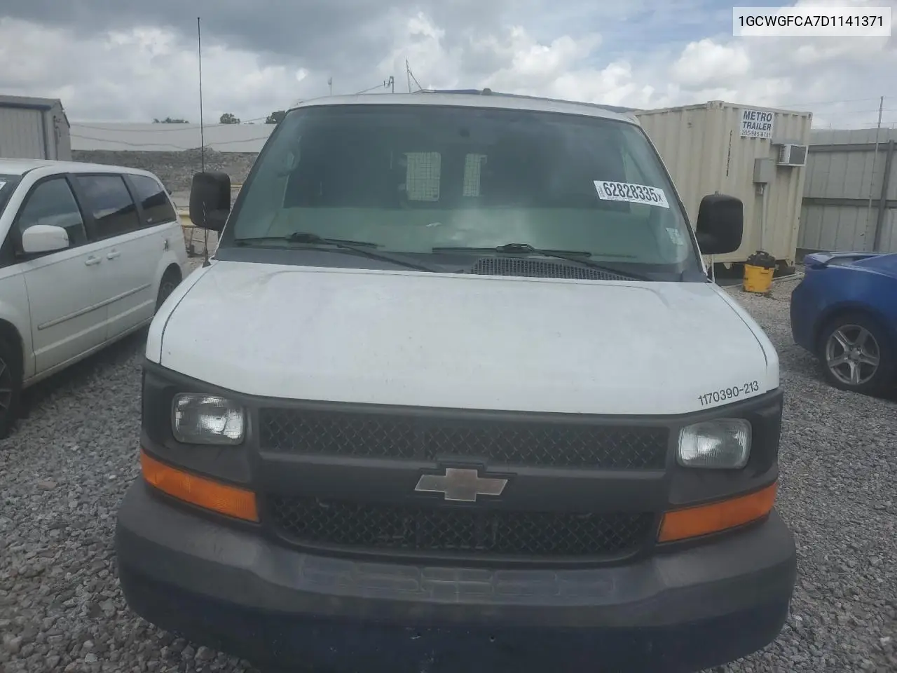 2013 Chevrolet Express G2500 VIN: 1GCWGFCA7D1141371 Lot: 62828335