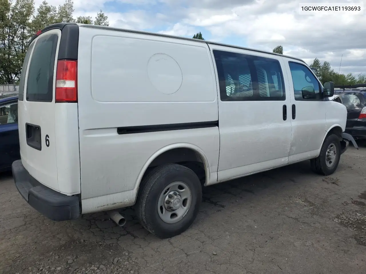 2014 Chevrolet Express G2500 VIN: 1GCWGFCA1E1193693 Lot: 56484045