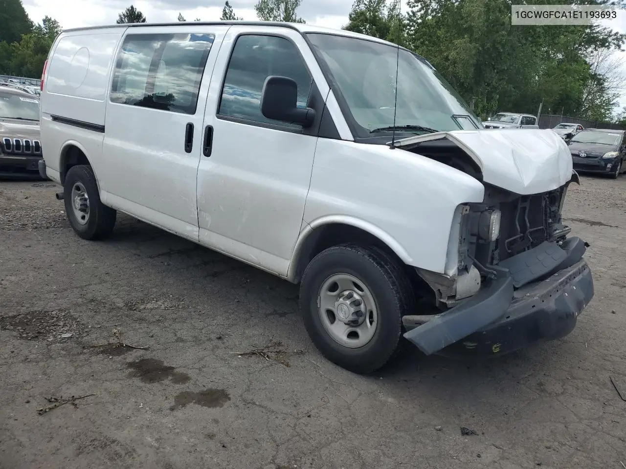 2014 Chevrolet Express G2500 VIN: 1GCWGFCA1E1193693 Lot: 56484045