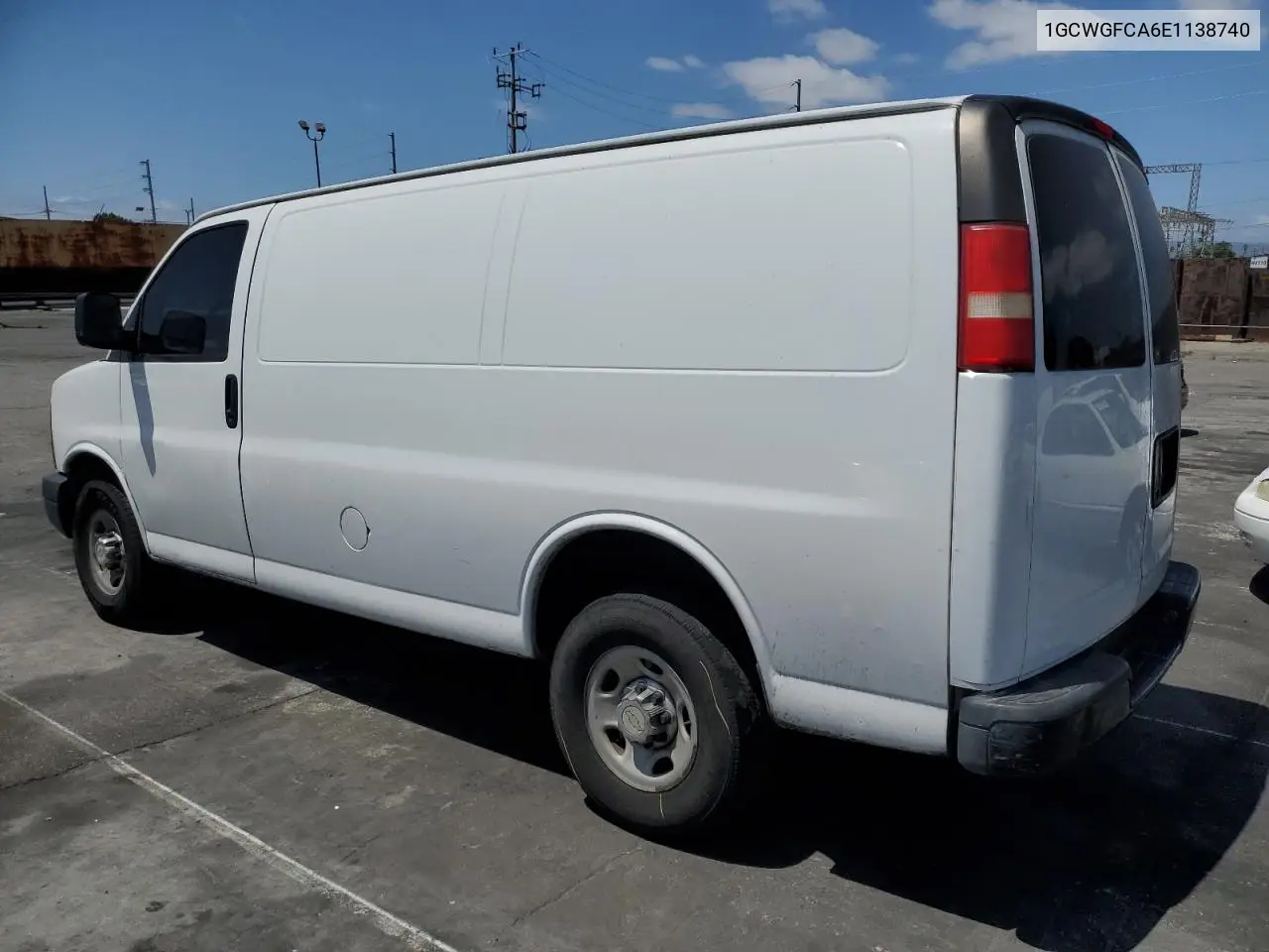 2014 Chevrolet Express G2500 VIN: 1GCWGFCA6E1138740 Lot: 57100705