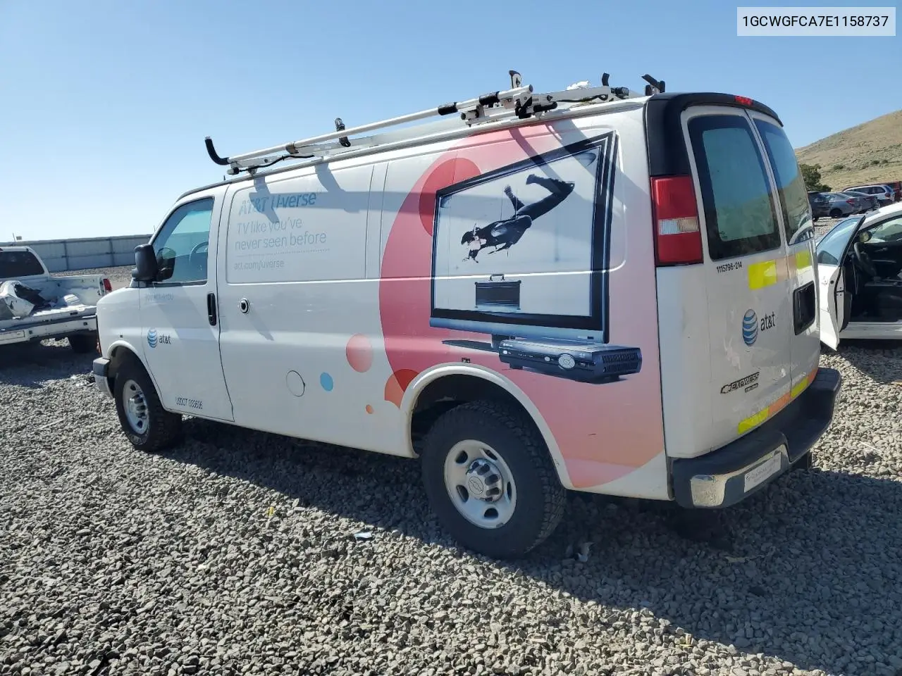 2014 Chevrolet Express G2500 VIN: 1GCWGFCA7E1158737 Lot: 59553065