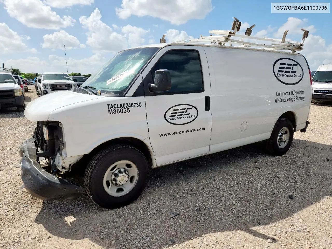 2014 Chevrolet Express G2500 VIN: 1GCWGFBA6E1100796 Lot: 61839795