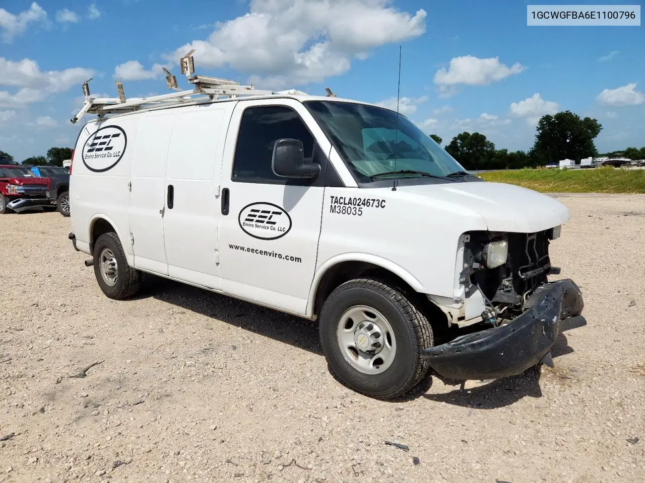 2014 Chevrolet Express G2500 VIN: 1GCWGFBA6E1100796 Lot: 61839795
