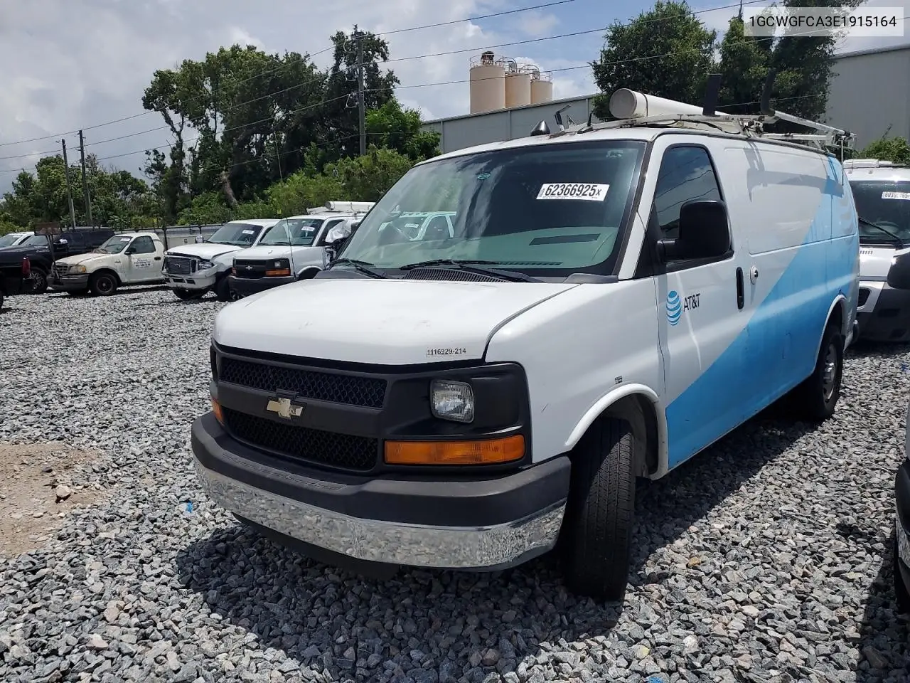 2014 Chevrolet Express G2500 VIN: 1GCWGFCA3E1915164 Lot: 62366925