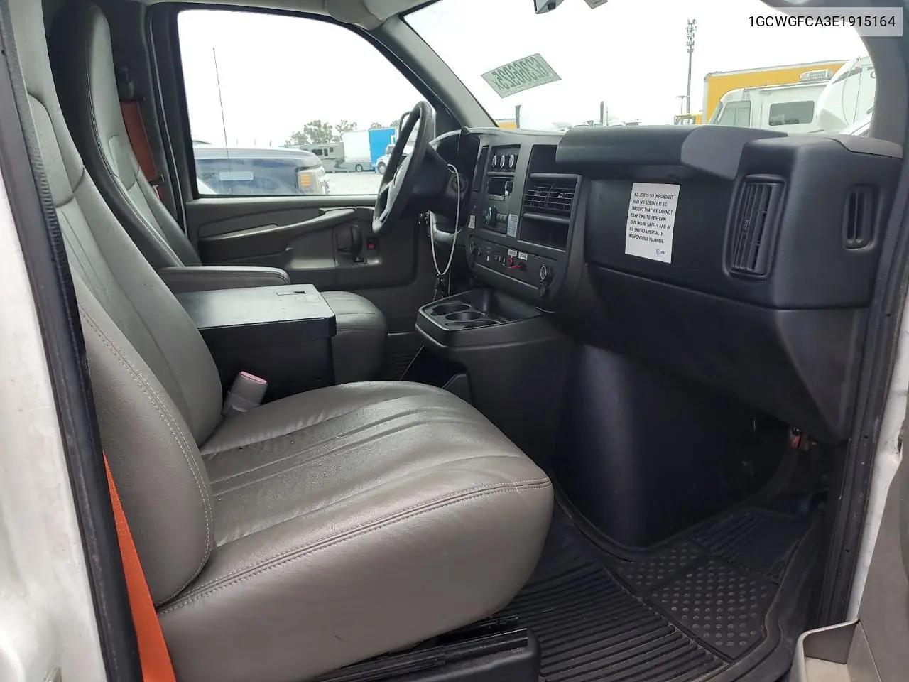 2014 Chevrolet Express G2500 VIN: 1GCWGFCA3E1915164 Lot: 62366925