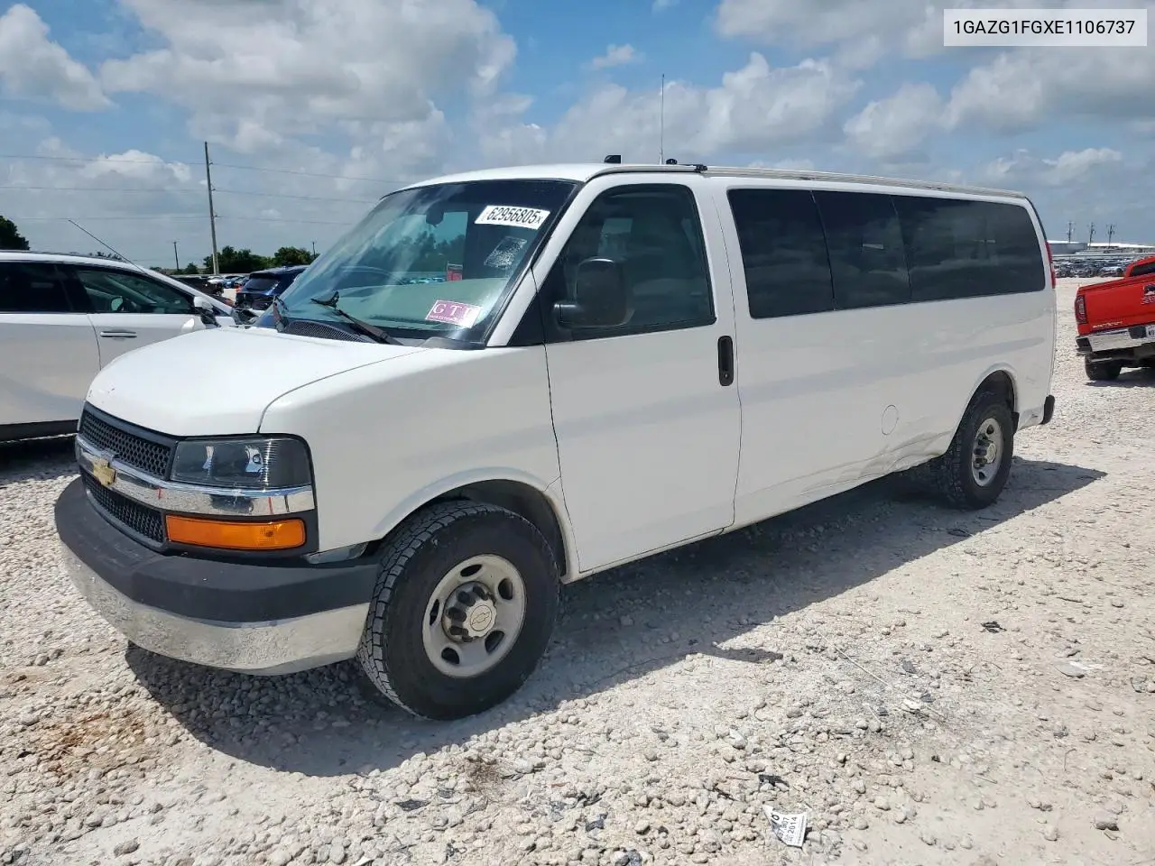 2014 Chevrolet Express G3500 Lt VIN: 1GAZG1FGXE1106737 Lot: 62956805