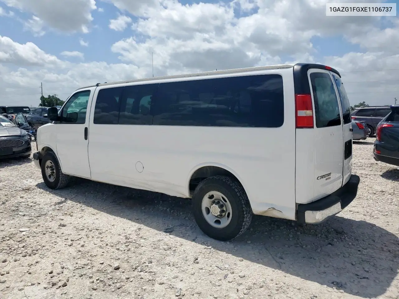 2014 Chevrolet Express G3500 Lt VIN: 1GAZG1FGXE1106737 Lot: 62956805