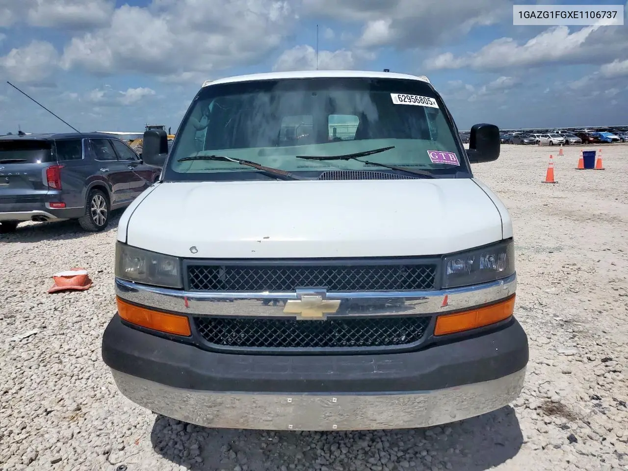 2014 Chevrolet Express G3500 Lt VIN: 1GAZG1FGXE1106737 Lot: 62956805