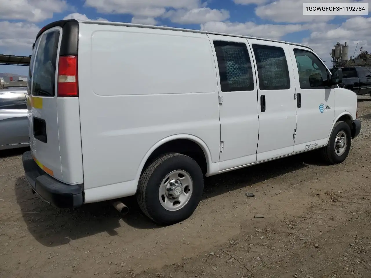 2015 Chevrolet Express G2500 VIN: 1GCWGFCF3F1192784 Lot: 56364475