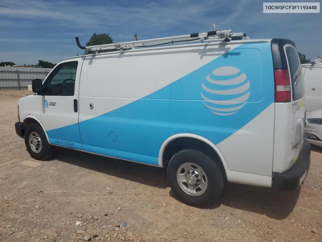 2015 Chevrolet Express G2500 VIN: 1GCWGFCF3F1193448 Lot: 56364525