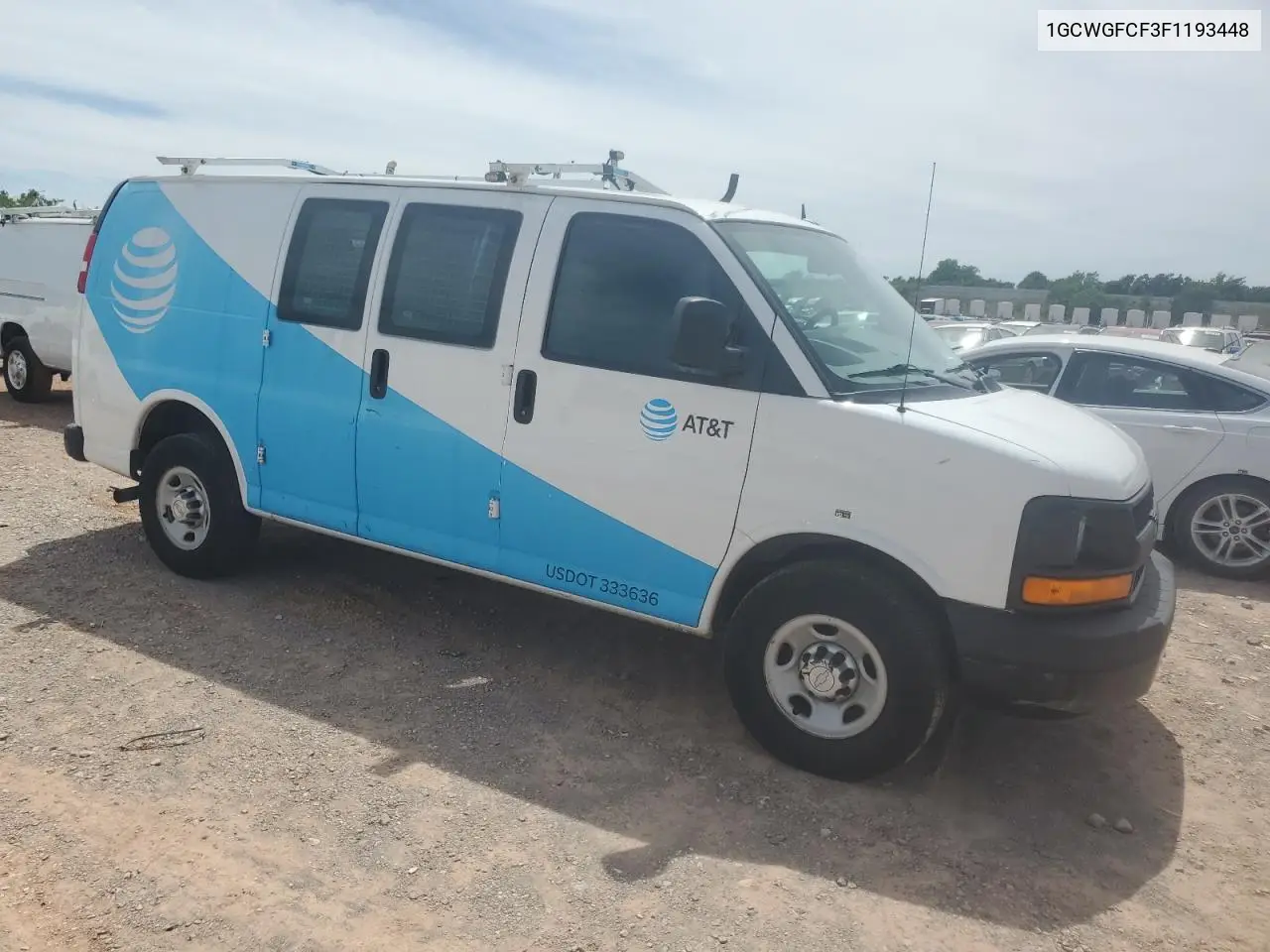 2015 Chevrolet Express G2500 VIN: 1GCWGFCF3F1193448 Lot: 56364525