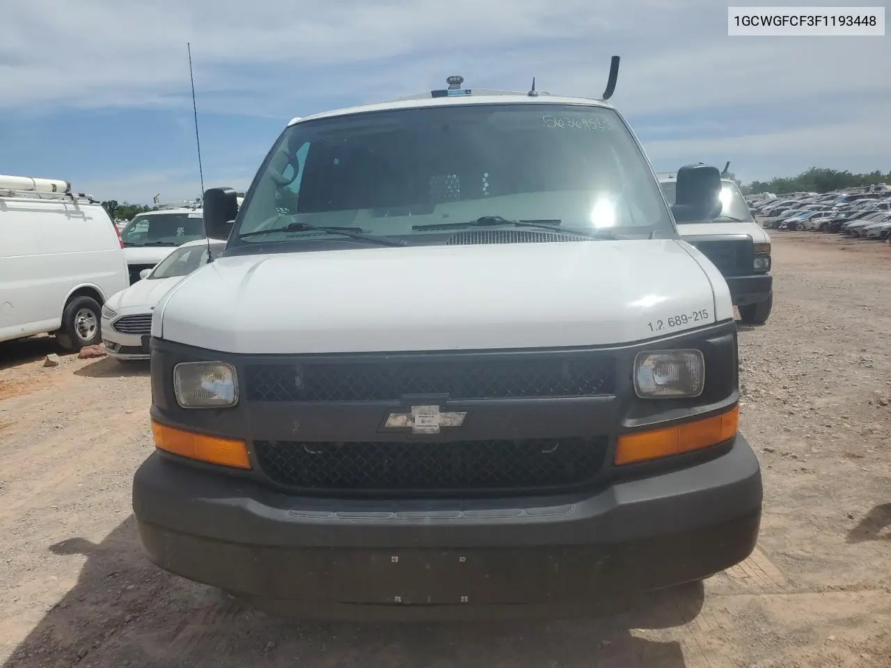 2015 Chevrolet Express G2500 VIN: 1GCWGFCF3F1193448 Lot: 56364525